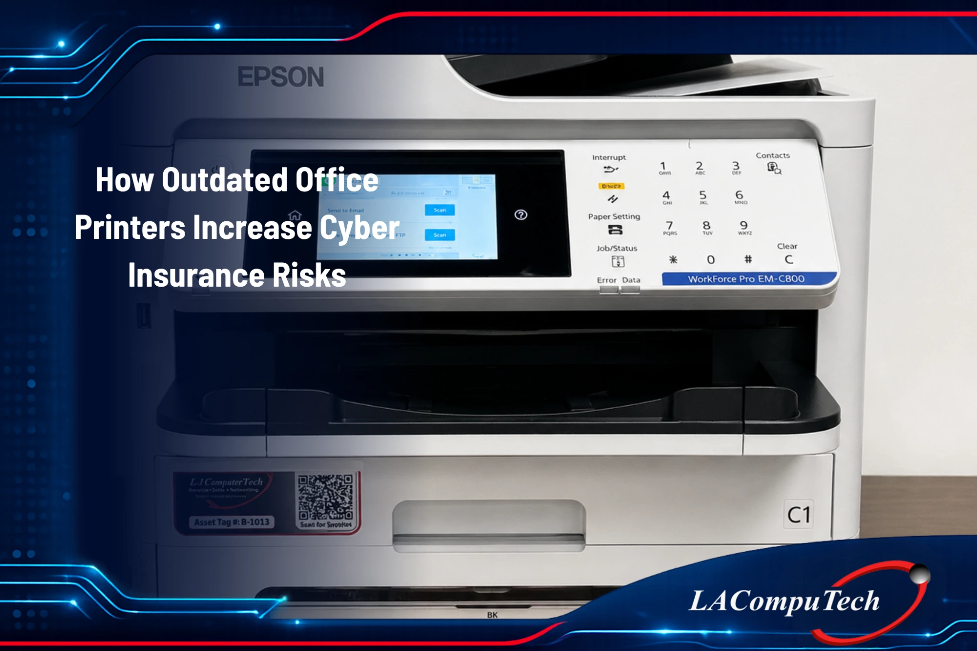 Outdated office printers increasing cyber insurance risks for businesses